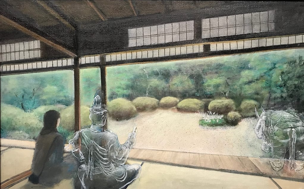詩仙堂放心図帝釈天涼風
