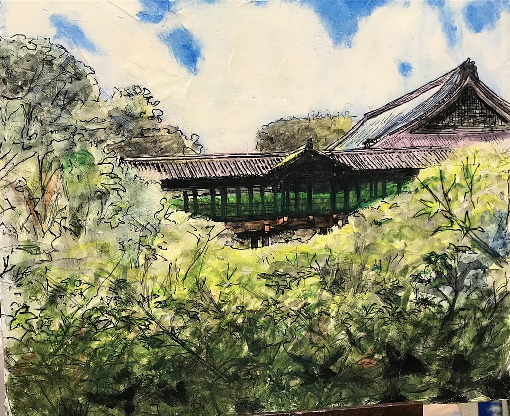 東福寺夏の雲